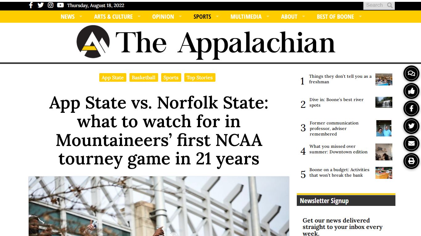 App State vs. Norfolk State: what to watch for in Mountaineers’ first ...